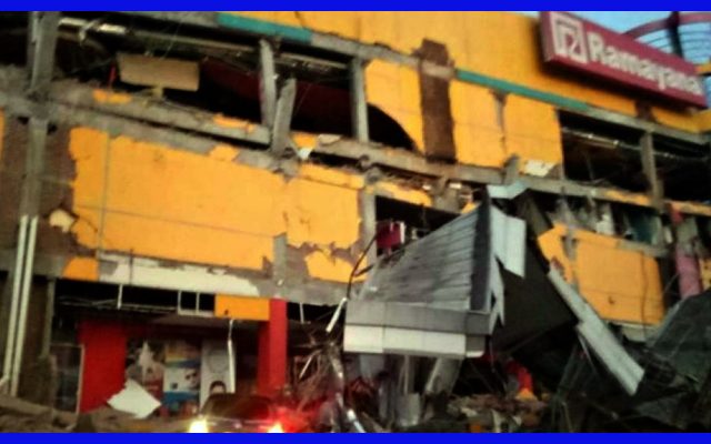 Edificios destruidos por el Tsunami