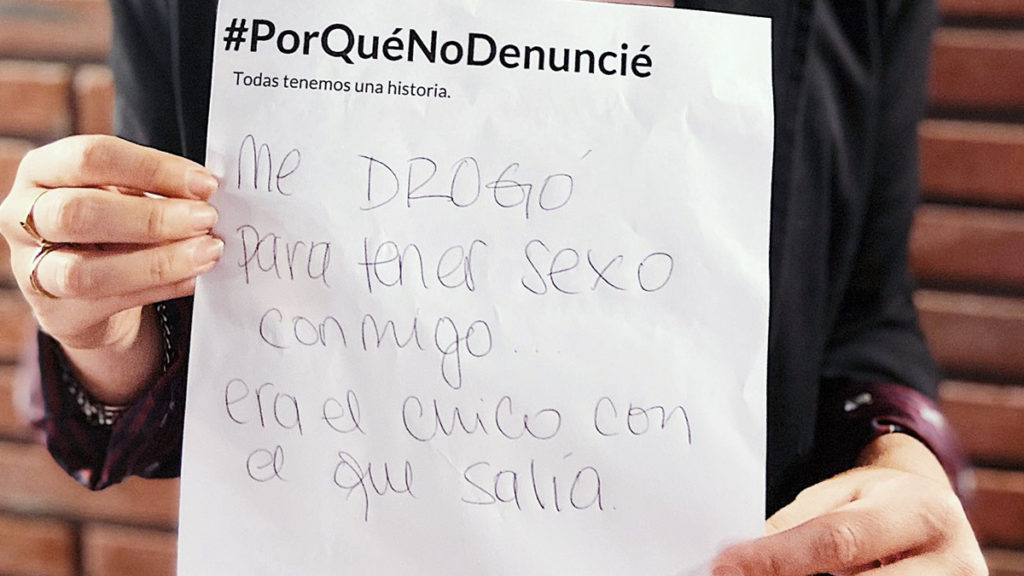 #PorquéNoDenuncié: Una campaña contra la violencia de genero