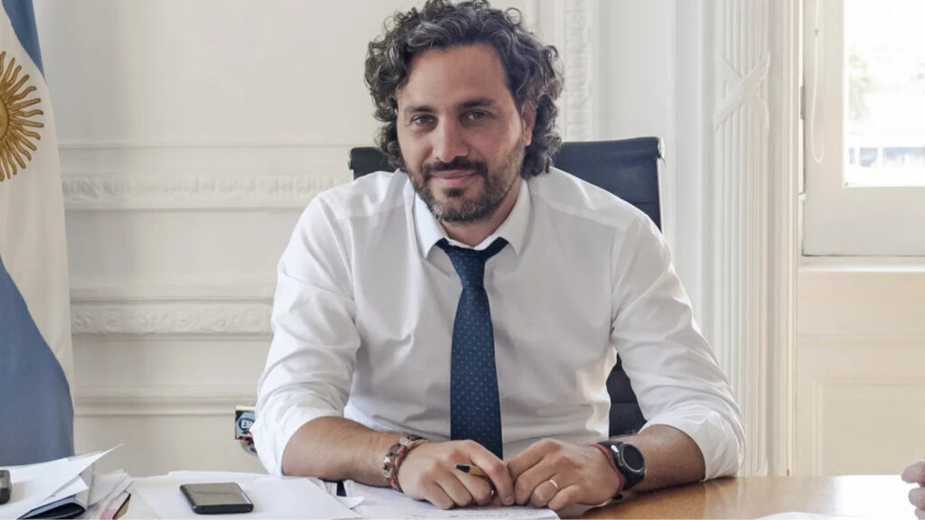 Santiago Cafiero, Jefe de Gabinete, brinda el informe de gestión en el Senado