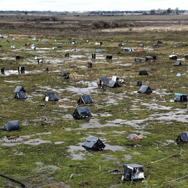 guernica toma de tierras mapa