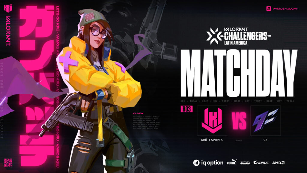 Kru vs 9z hoy en vivo valorant
